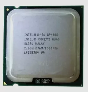 Procesador Intel Core 2 Quad Q9400S CPU 4 núcleos 2,66 GHz/6M/1333 SLG9U LGA775 - Imagen 1 de 4