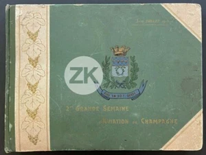 2nd GREAT CHAMPAGNE AVIATION WEEK ALBUM Auger MICH 38 PHOTOS 1910 - Picture 1 of 10
