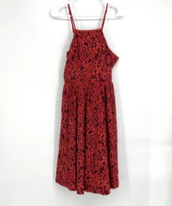 Tracy Reese Red Lace Dress Floral Dress Size 4 Adjustable Straps - Picture 1 of 10