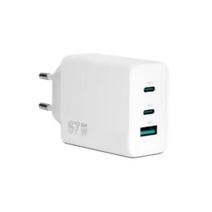 VULTECH CC-367PDCUGWH CARICATORE UNIVERSALE 2 PORTE TYPE-C + 1 PORTA USB PD67 QC - Zdjęcie 1 z 1