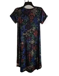 LulaRoe Disney Print Ladies Size XXS With Pocket Front High Low Loungewear - Picture 1 of 6
