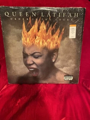 QUEEN LATIFAH "ORDER IN THE COURT" 1998 VINYL LP (2-Rec Set)-Motown-Shrink wHype - Image 1 of 4