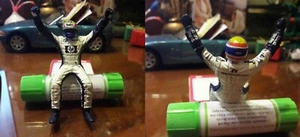 1:18 F1 seduto pilota pit crew Schumacher MERCEDES MCLAREN FERRARI - Foto 1 di 1