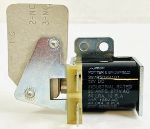 Potter & Brumfield S87R5D2B1D1 relé de doble tiro de un solo polo (12VDC) ~TOTALMENTE NUEVO - Imagen 1 de 9