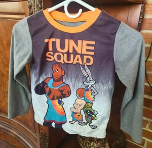Space Jam Tune Squad Fleece Jungen Pyjama Oberteil Größe Small 6/7 - Bild 1 von 3