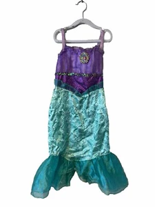 Little Mermaid Costume Halloween Dress Kids Girls Princess  Ariel 4 - 6X Small - Picture 1 of 5