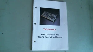 TVGA8900CL VGA Grafikkarte - Bedienungsanleitung - Multi-Sync PC/XT/AT PS/2 - Bild 1 von 3
