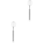 2 Pieces Cooking Blending Eggs Tool Hand Held Whisk For Mixers