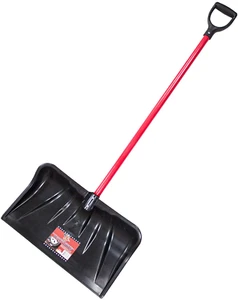 Bully Tools 92814 Combination Snow Shovel with Fiberglass D-Grip Handle, 22-Inch - Picture 1 of 12