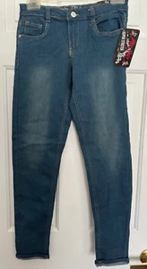 Girls Super Stretch Blue Jeans - Real Love - Size 16 - BRAND NEW WITH TAGS!!! - Picture 1 of 6