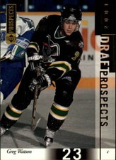 2000-01 UD CHL Prospects Hockey #98 Greg Watson Prince Albert