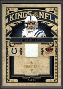 Camiseta Crown Royale Kings of the NFL Materials #18 Dallas Clark 2010/299 - casi nueva-como nueva - Imagen 1 de 1