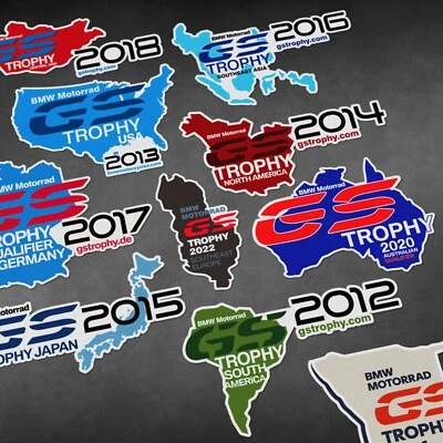Pegatinas patrocinador coche moto para BMW GS trofeo moto calcomanías material vinilo Foto 1 de 2