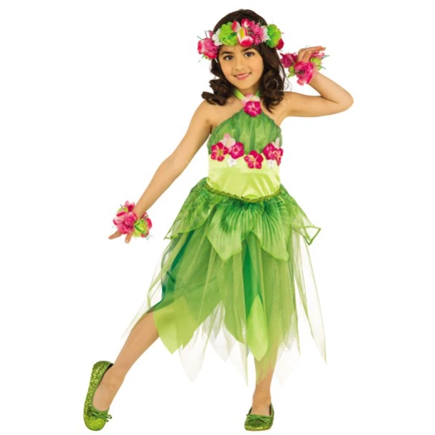 Disfraz de bailarina hawaiana para niño Foto 1 de 1
