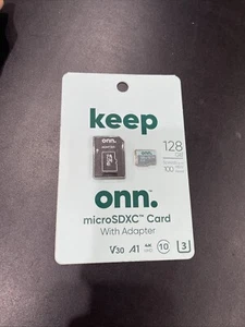 ONN. Carte MicroSDXC 128Go avec adaptateur - Photo 1 sur 2