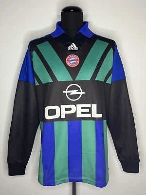 FC Bayern München Trikot/ 1992/93/ Aumann/ #1/ Torwart/ M-L/ „OPEL“ - Bild 1 von 4