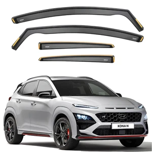 ISPEED Wind Deflectors for Hyundai Kona MK1 2017-2023 5-Door 4pc Set Visors - Picture 1 of 12