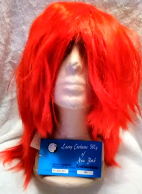 Peluca de pelo Lacey~Rojo Deluxe Silly Boy Foto 1 de 4