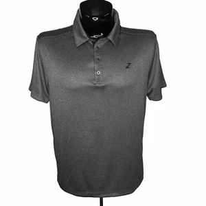 Polo ELEVATE uomo grande grigia golf performance traspirante casual S/S - Foto 1 di 9