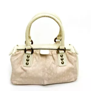 LOUIS VUITTON Monogram Mini-Lin Trapeze PM Hand Bag Cotton linen/Leather M40062 - Picture 1 of 12