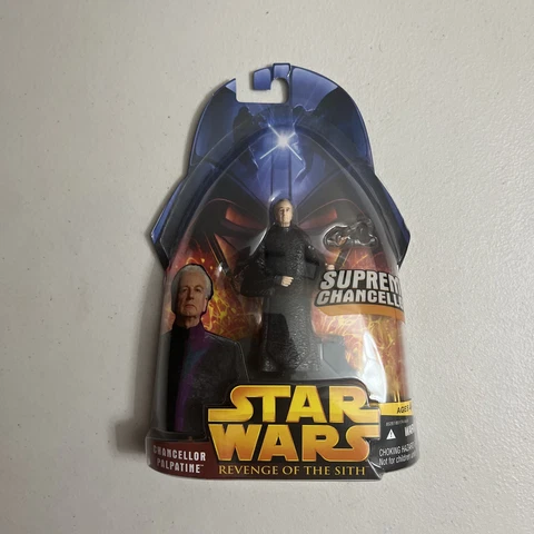 🍕🍕Star Wars Revenge of The Sith Chancellor Palpatine 3.75" Figure Hasbro🍕🍕 Cover