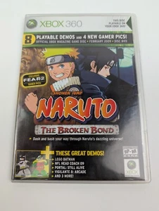 XBOX 360 Official XBOX Magazine DEMO Game Disc 93 Feb 2009 Naruto Broken Bond - Picture 1 of 5