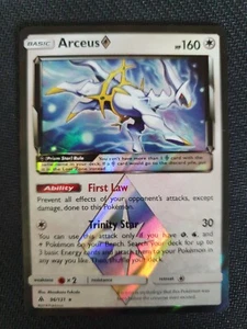 Arceus 96/131 Prisma Stern Holo verbotenes Licht Pokémonkarte - Bild 1 von 2