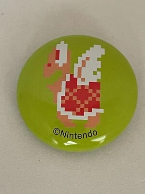 Nintendo Super Mario Bros. Koopa Para Troopa 1.375" (3.5 cm) Pinback Button - Image 1 of 2