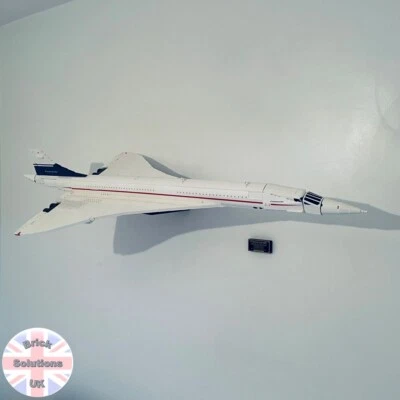 Adjustable Wall Mount for LEGO Icons Concorde 10318 (Black) - Image 1 of 4