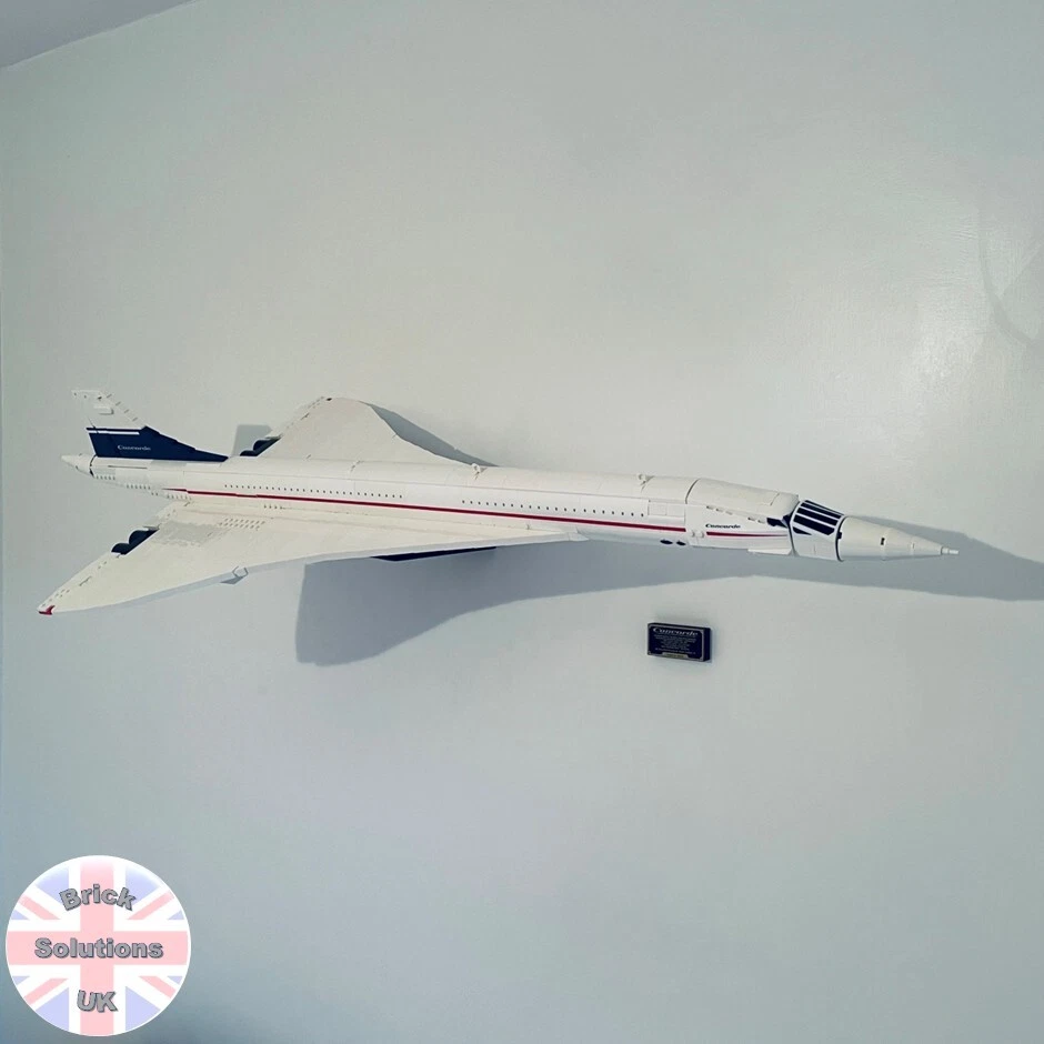 Adjustable Wall Mount for LEGO Icons Concorde 10318 (Black) - Image 1 of 4