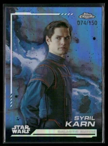 2024 Topps Chrome Star Wars #12 Syril Karn Skywalker Blue Refractor /150 39515 - Picture 1 of 2