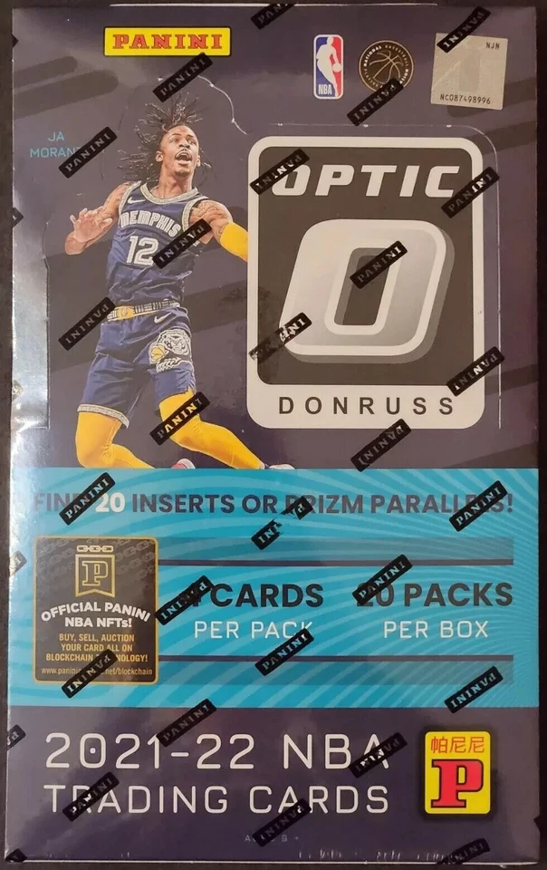 2021-22 Donruss Optic 篮球工厂密封天猫亚洲盒 — 第 1/1 张图片