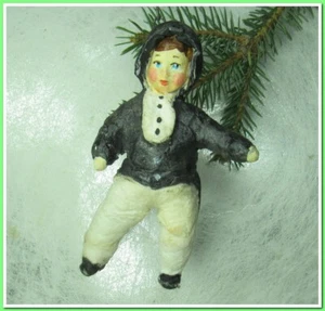 Ancien Ornement de Noël en coton Vintage Sapin Xmas Nouvel An 🎄#93251 - Foto 1 di 9