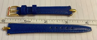 Gucci Royal Blue Genuine Leather Watch Band 12mm - Image 1 of 3