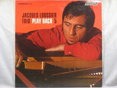 Jacques Loussier Trio Play Bach 5 - Classical Jazz - London Records PS 524 - Image 1 of 4