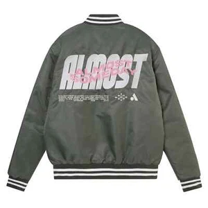 Almost Someday Jacket Warp Prevrisible Bomber Adult XL Green NWT MSPR: $225 - Picture 1 of 12