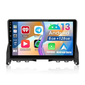 Android 13 Autoradio Für Mercedes Benz C-Klasse W204 S204 Mit GPS WIFI BT 128GB - Bild 1 von 14