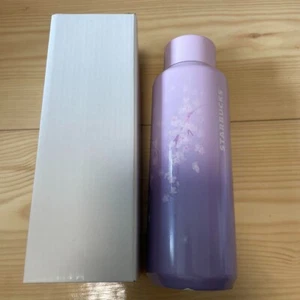 STARBUCKS JAPAN SAKURA 2025 Stainless Steel Bottle Twilight Purple Grad 473ml - Picture 1 of 7