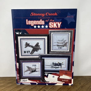 Stoney Creek 191 Legends of the Sky 1997 Cross Stitch Patterns Vintage Military - Picture 1 of 9