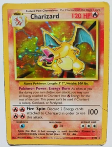 Charizard Pokemon Card Holo WOTC 4/102 Base Set Rare Vintage 1999 Original MP - Picture 1 of 6