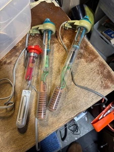 3 Vintage Fish Aquarium Tank HEATERS Supreme (2) & Miracle Tested Working - Picture 1 of 4