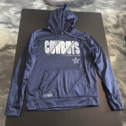 VETEMENTS Felpa con cappuccio NFL Team Apparel Cowboys Combine Training Uomo Medium Blu Atletica