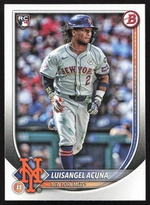 2025 Bowman #83 Luisangel Acuna New York Mets Rookie RC - Bild 1 von 2