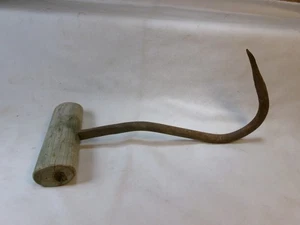 Antique Iron Hay Hook Farm Tool - Picture 1 of 4