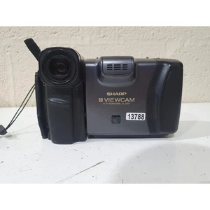 Sharp 8 Viewcam VL-E34H Video Camcorder Black 8x Power Zoom Auto Focus For Parts - Picture 1 of 7