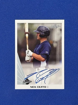 2013 Leaf Memories Nick Ciuffo Prospect Autograph Auto #A-NC1 - Image 1 of 3