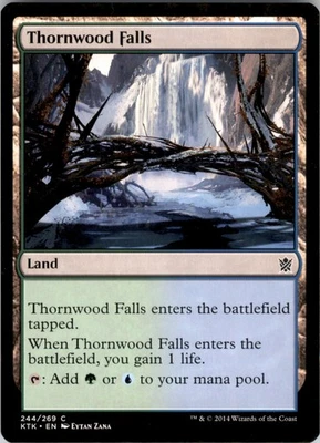 Khans of Tarkir #244 Thornwood Falls - Image 1 of 2