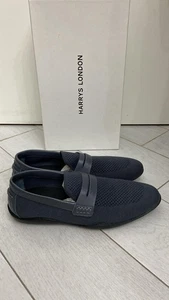 Harrys London Mocassino Uomo Blu Scuro Size Eu41.5 HL02 - Picture 1 of 5