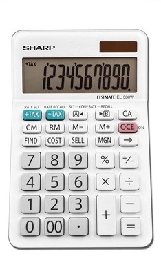 Sharp EL-330WB Calculator Dual Power Solar Battery 1 Pack New - Image 1 of 4