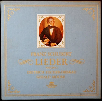 Franz Schubert‎ – Lieder Vol 1 12-disc LP German BOX SET classical Vinyl NM - Image 1 of 4